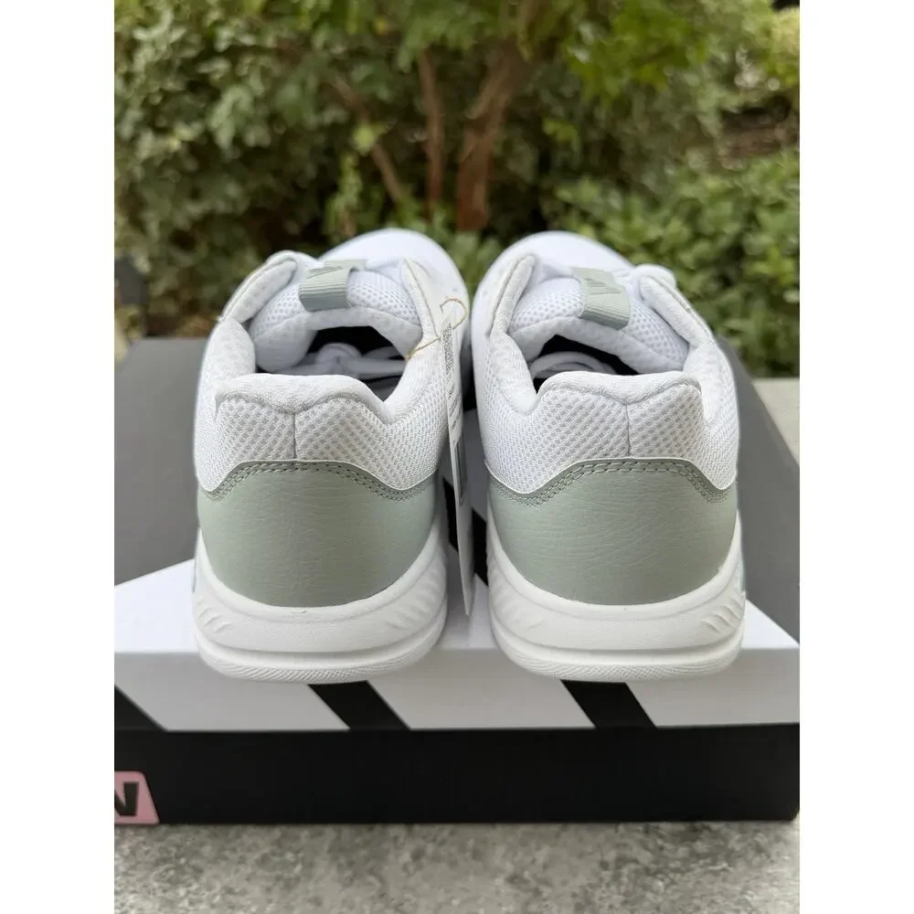 ADIDAS Cloudfoam Flex Laces Shoes Sneaker Women's Sz 10 White Wide Fit Width NWT